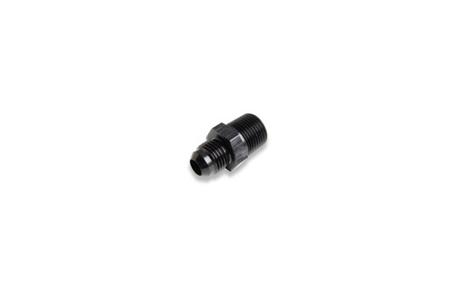 Earl's -6AN Male to 3/8" NPT Male Straight Adapter Fitting (Black Anodized)